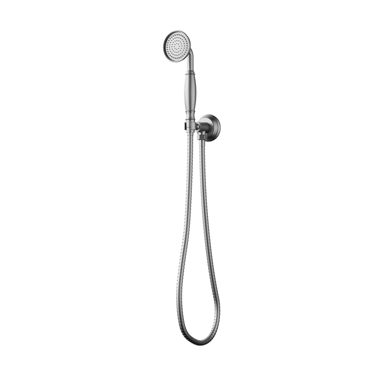 Handshower On Elbow Brushed Nickel