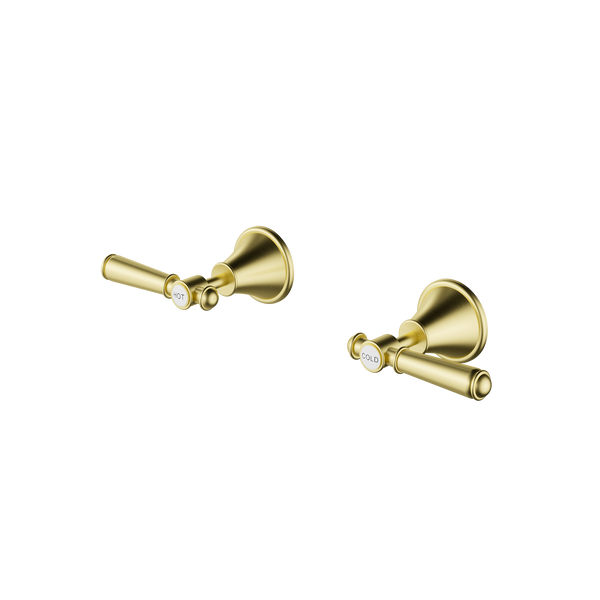 Wall Top Assemblies  Brushed Gold