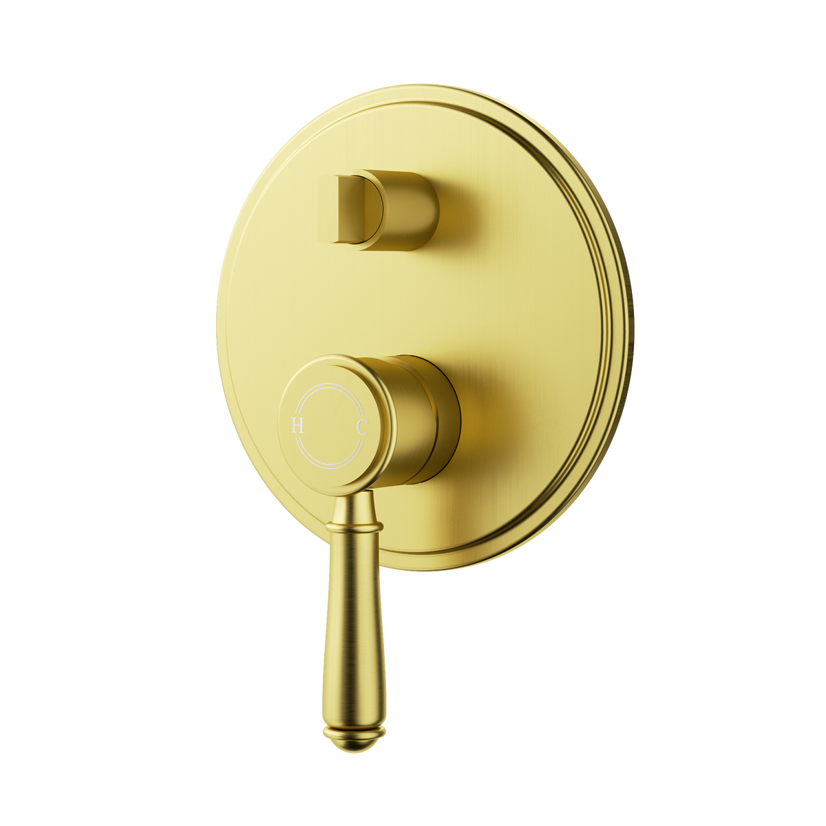 Wall Mixer W Diverter Trim Kit Brushed Gold