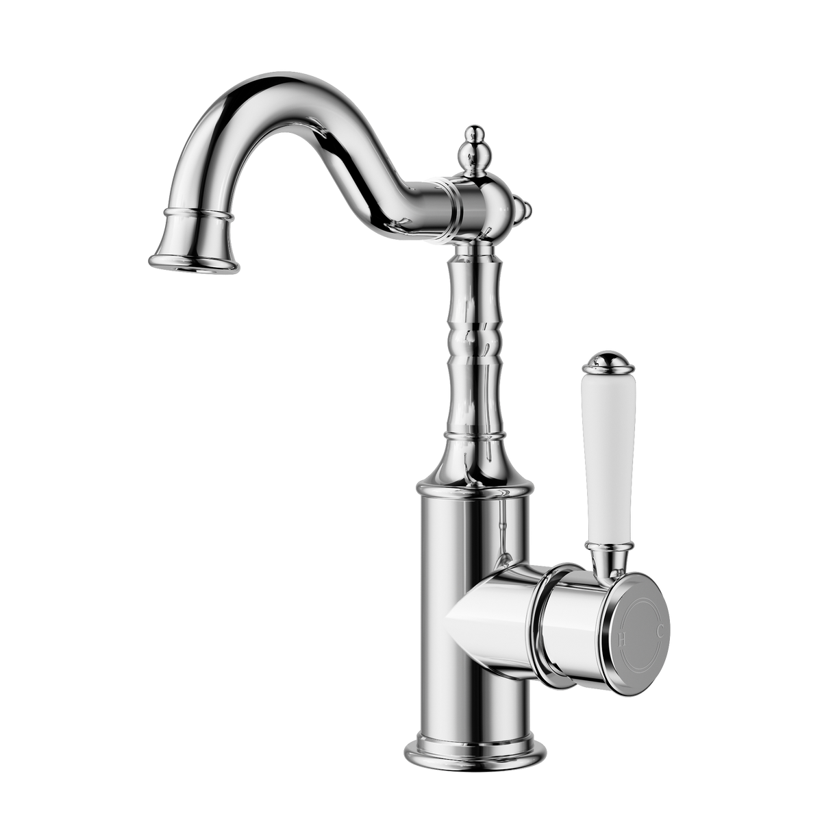 Federation Basin Mixer Ceramic Handle Chrome