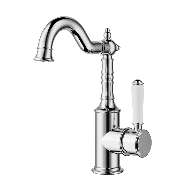 Federation Basin Mixer Ceramic Handle Chrome