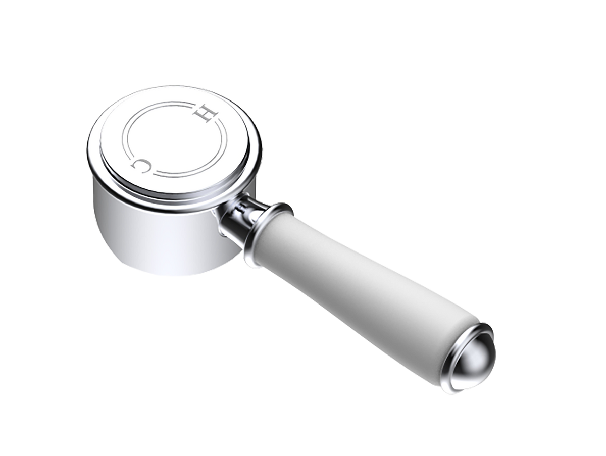 Ceramic Handle Chrome