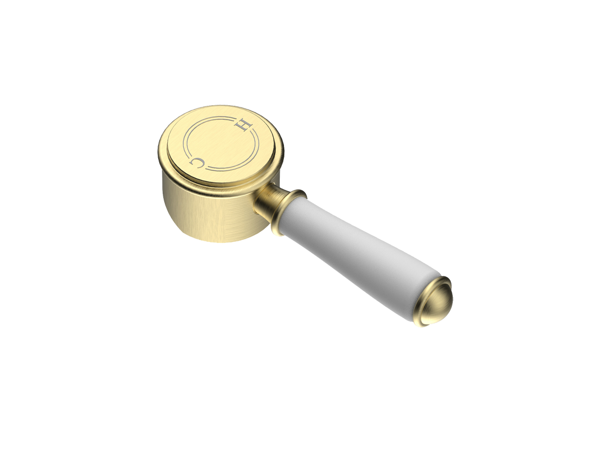 Ceramic Handle  Brushed Gold