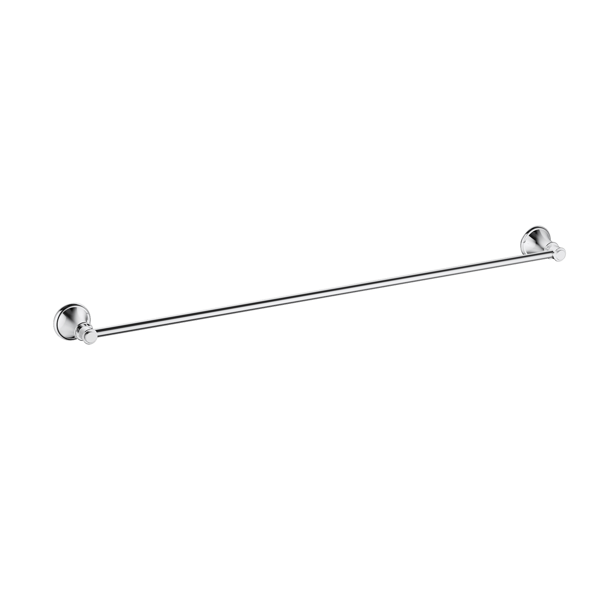 Single Towel Rail 600 Chrome