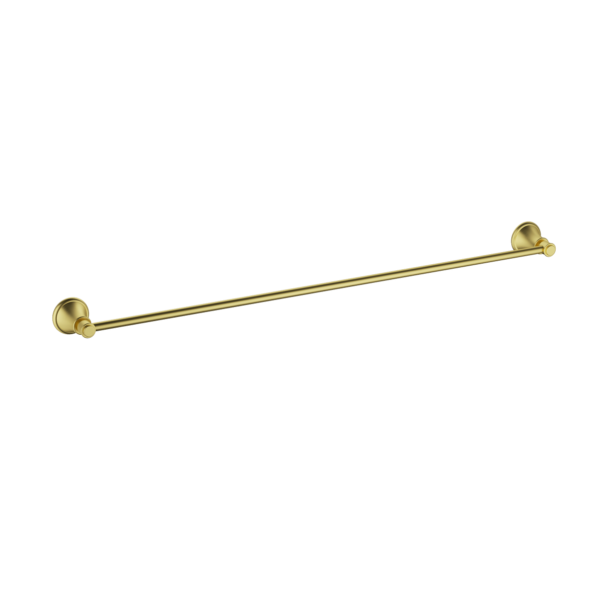 Single Towel Rail 800 Brushed Gold