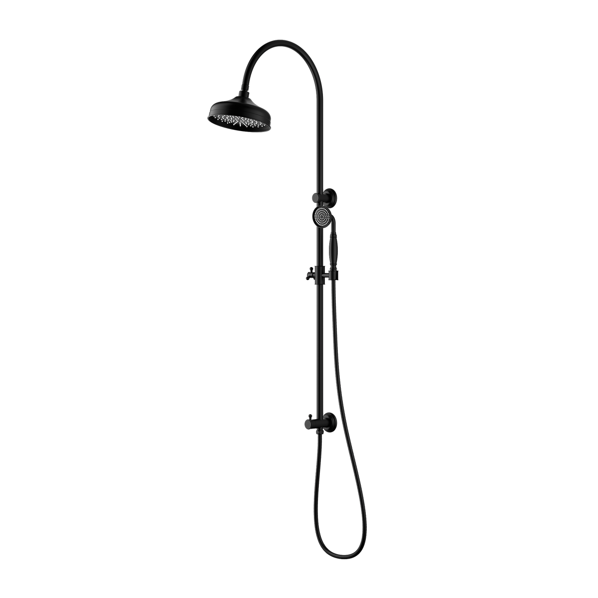 Combination Shower Set Matt Black