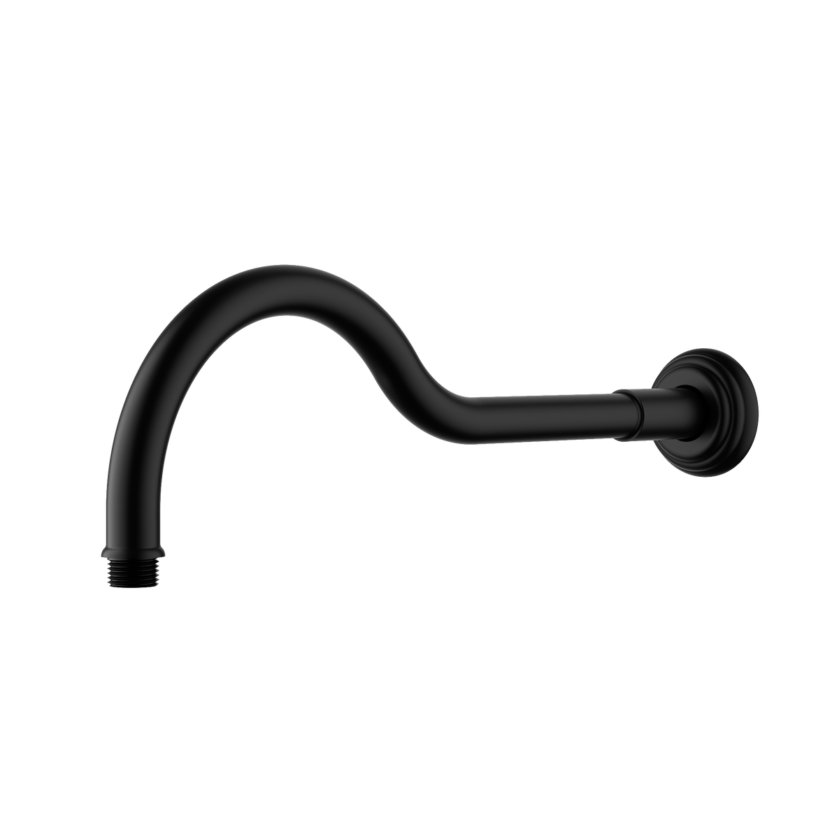 Shower Arm 400 Matt Black