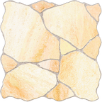Sandstone CrazyPave Beige Embossed Textured Tile