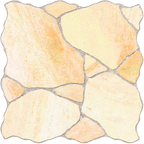 Sandstone CrazyPave Beige Embossed Textured Tile