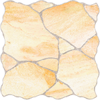 Sandstone CrazyPave Beige Embossed Textured Tile