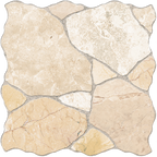 Step Stone CrazyPave Buff Embossed Textured Tile