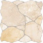Stone CrazyPave Buff Embossed Textured Tile
