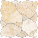 Stone CrazyPave Buff Embossed Textured Tile