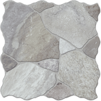 Step Stone CrazyPave Ashen Embossed Textured Tile