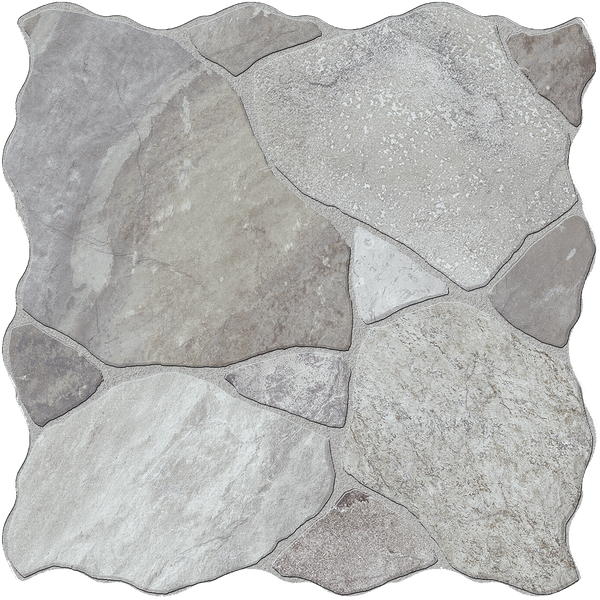 Step Stone CrazyPave Ashen Embossed Textured Tile
