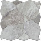 Stone CrazyPave Ashen Embossed Textured Tile