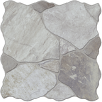 Stone CrazyPave Ashen Embossed Textured Tile