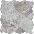 Stone CrazyPave Ashen Embossed Textured Tile