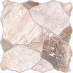 Stone CrazyPave Multicolour Embossed Textured Tile