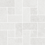 Windmill White Silk Mosaic
