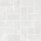 Windmill White Silk Mosaic