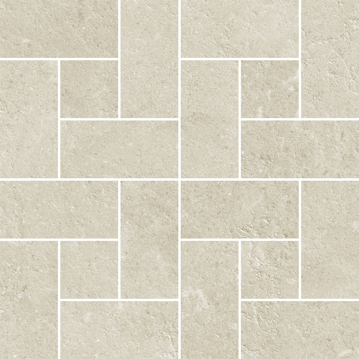 Windmill Beige Silk Mosaic