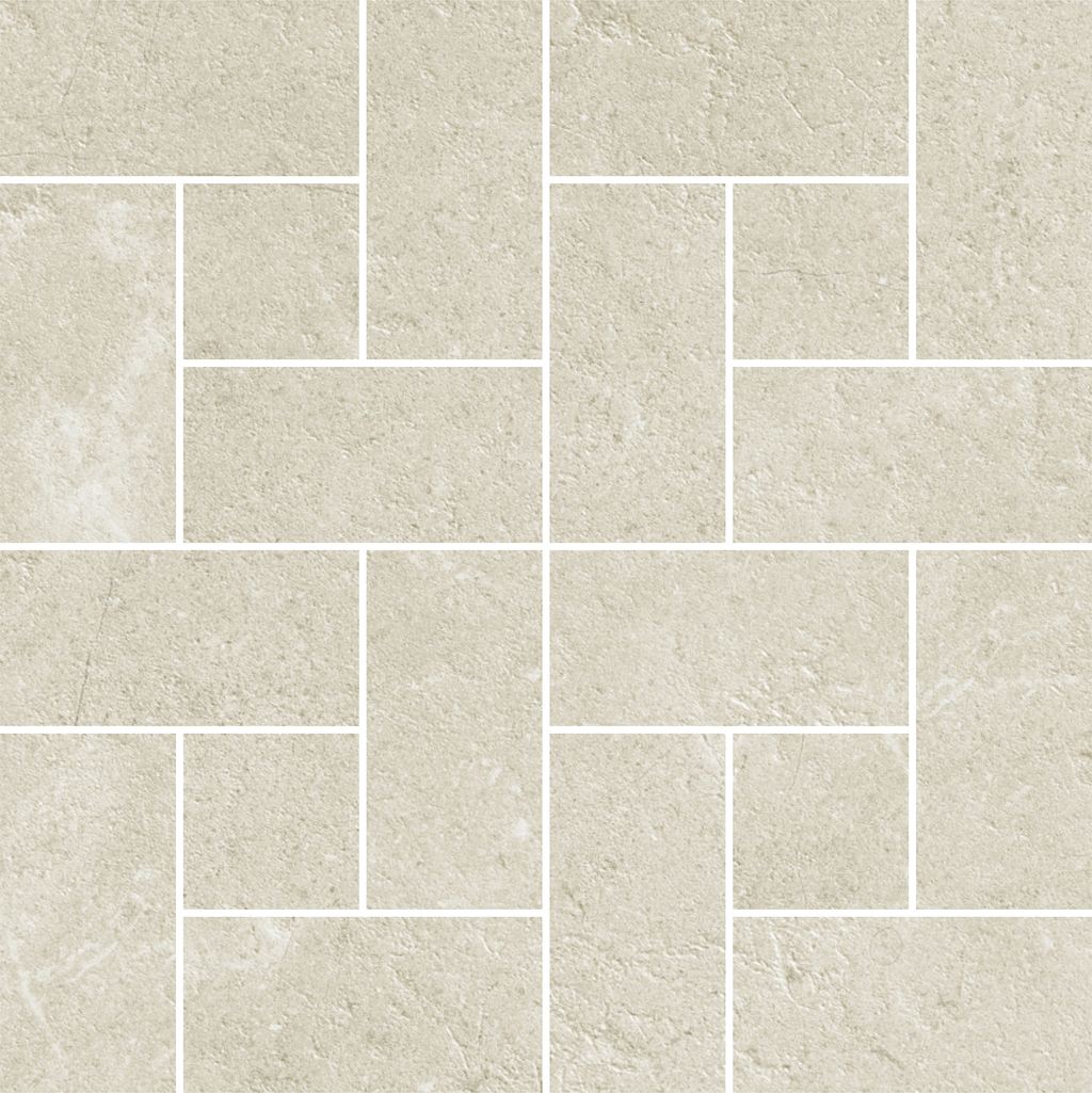 Windmill Beige Silk Mosaic