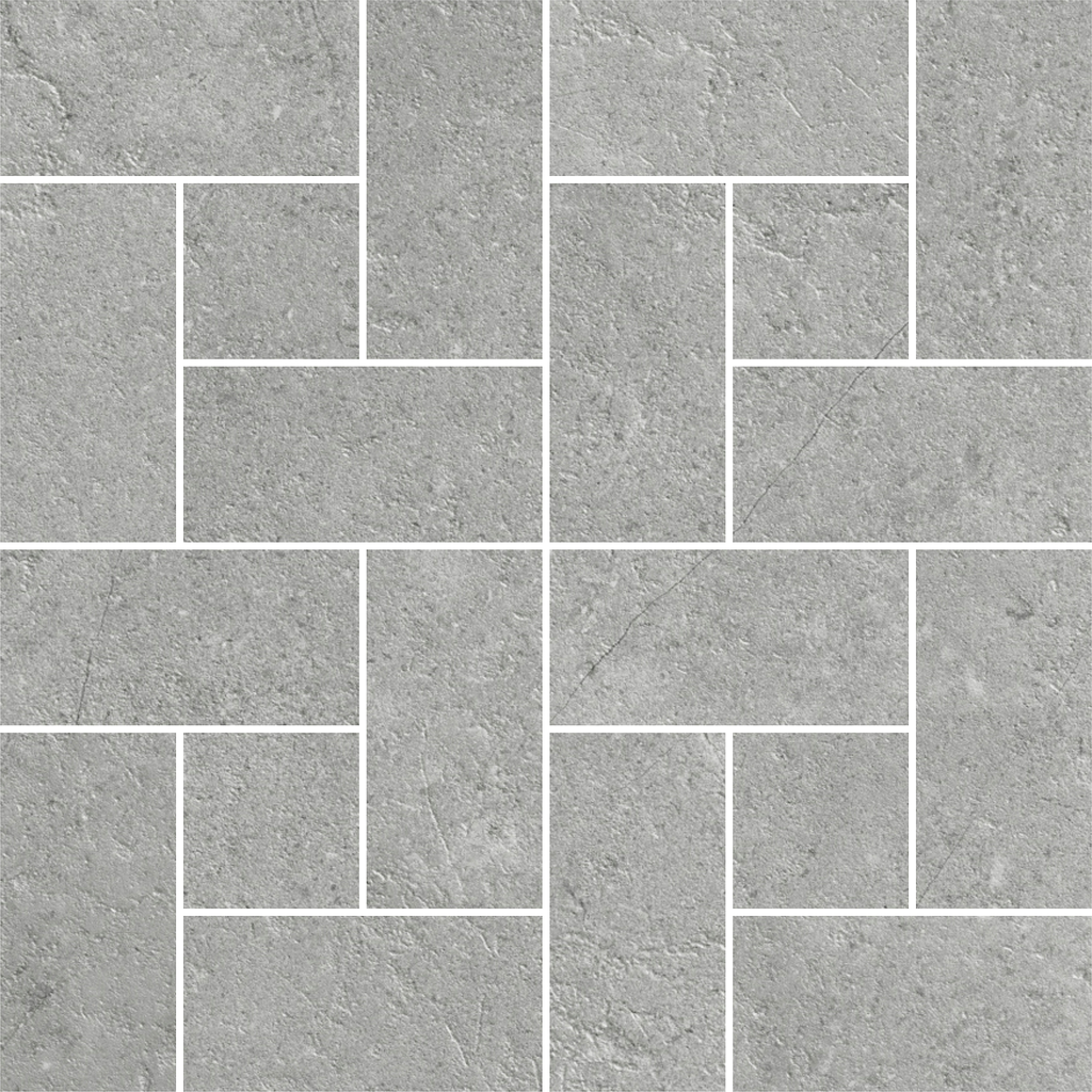 OmniStone Windmill Grey Silk Mosaic
