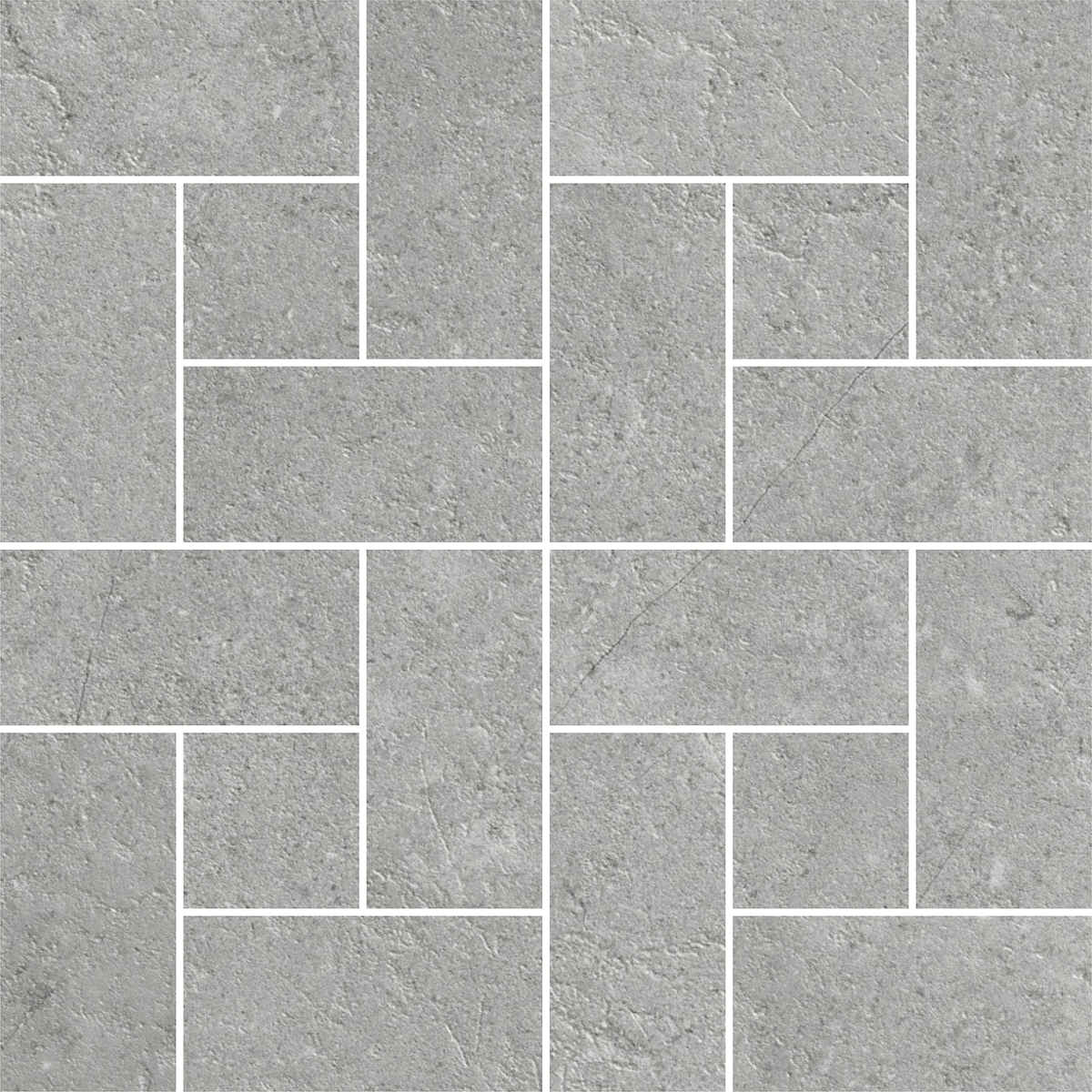 OmniStone Windmill Grey Silk Mosaic