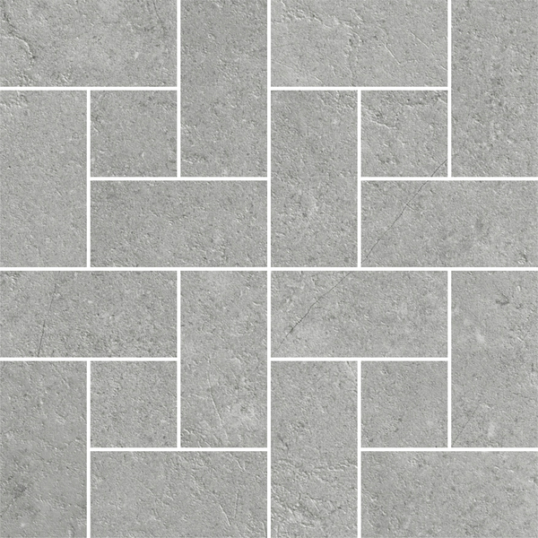OmniStone Windmill Grey Silk Mosaic
