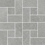 Windmill Grey Silk Mosaic