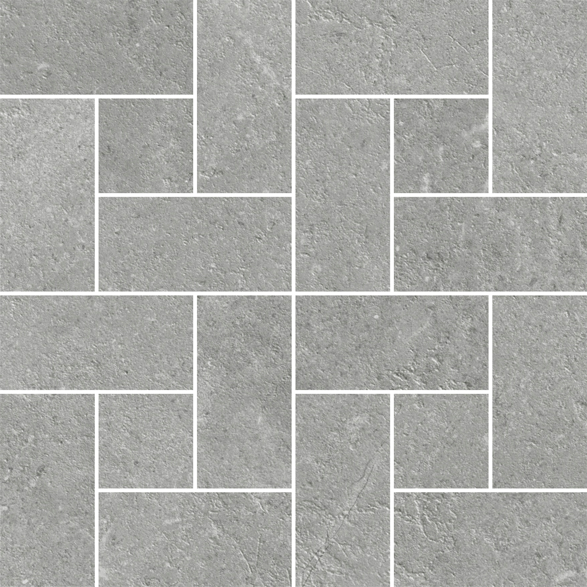 Windmill Grey Silk Mosaic