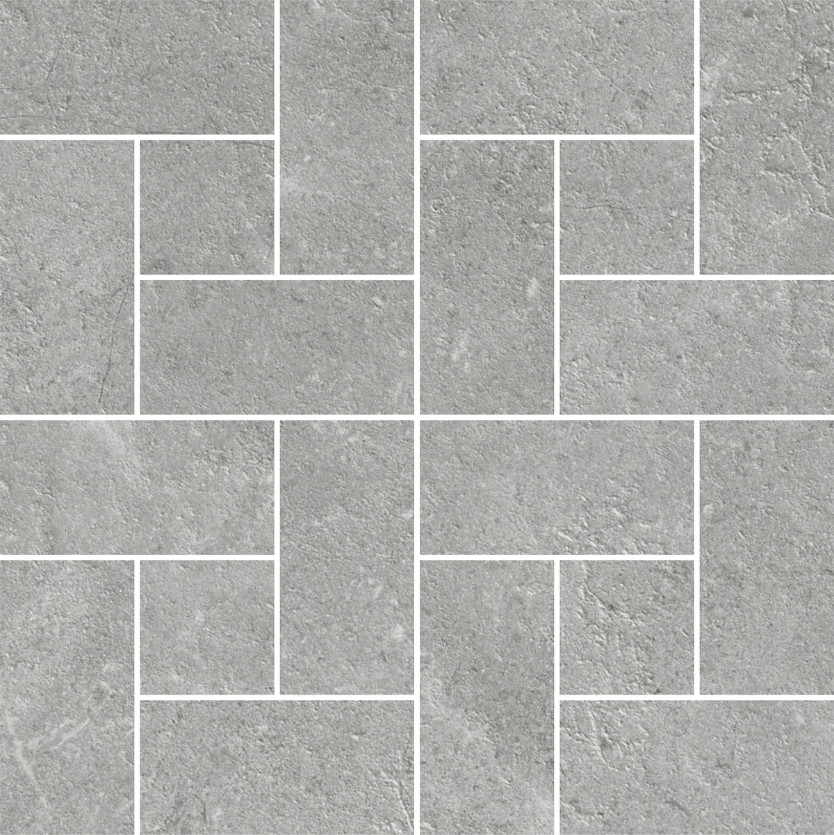Windmill Grey Silk Mosaic