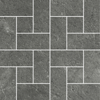 OmniStone Windmill Charcoal Silk Mosaic