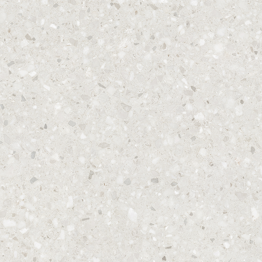 Venetian Terrazzo White Textured Tile