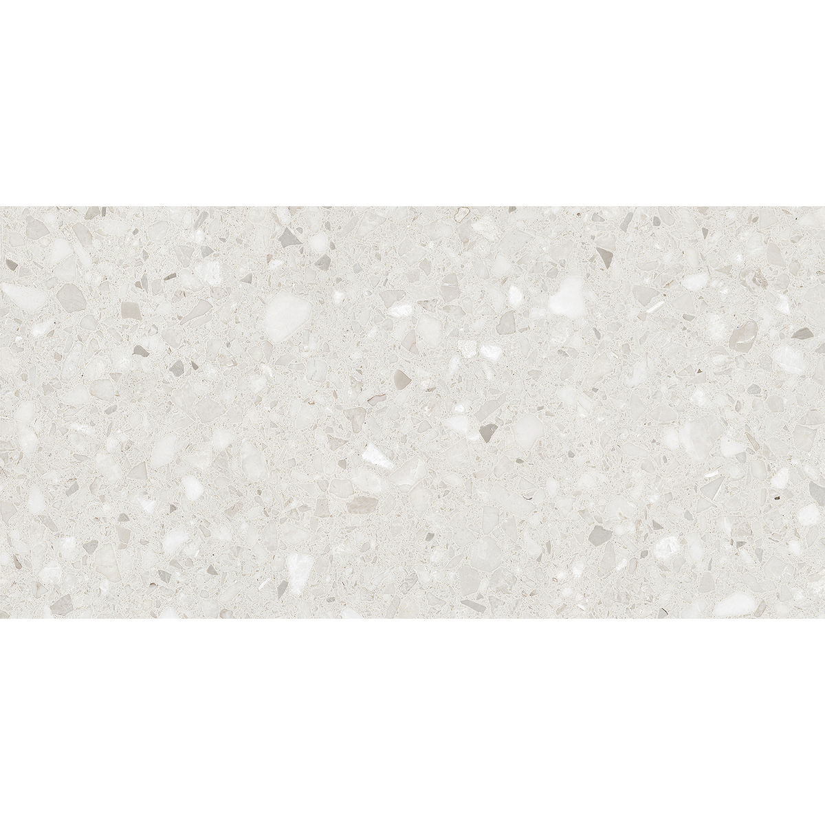 Venetian Terrazzo White Textured Tile