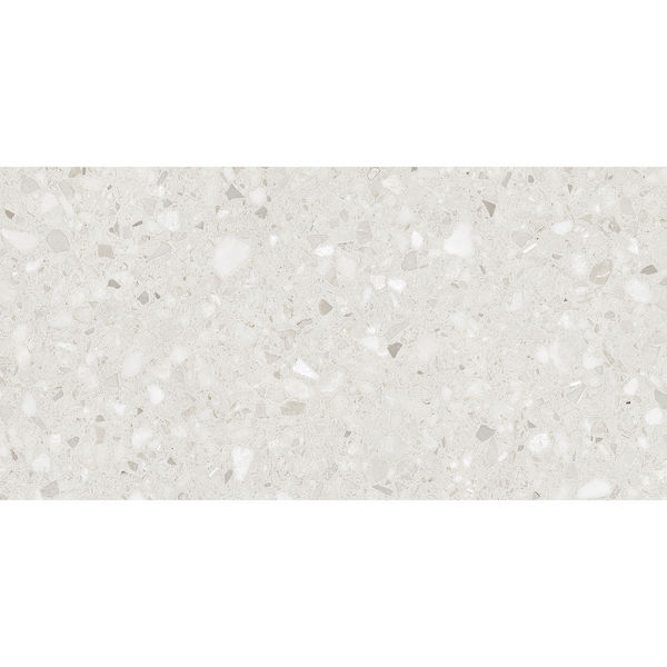 Venetian Terrazzo White Textured Tile