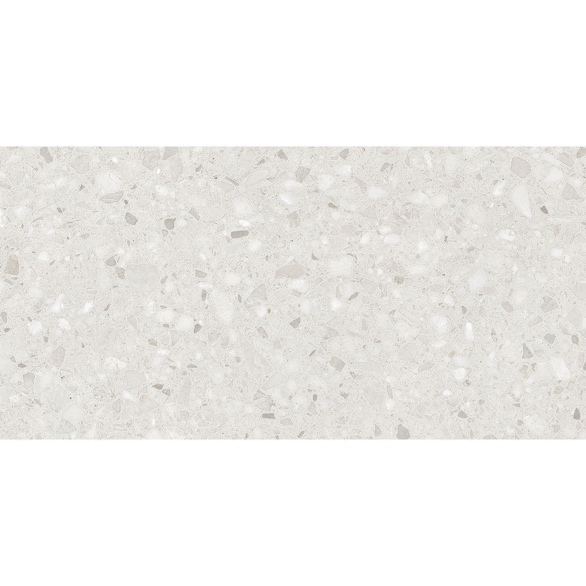 Terrazzo White Textured Tile