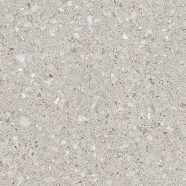 Venetian Terrazzo Light Grey Textured Tile