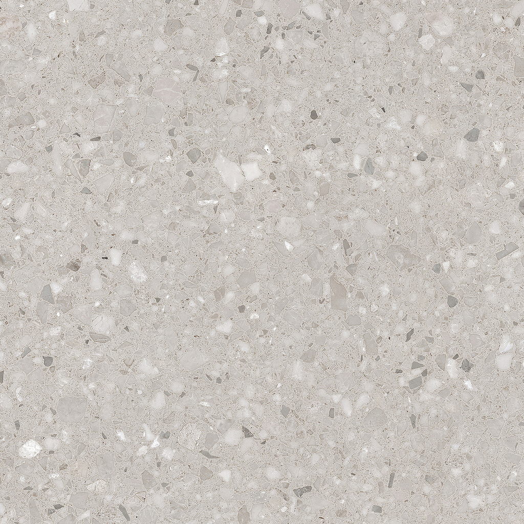 Terrazzo Light Grey Textured Tile