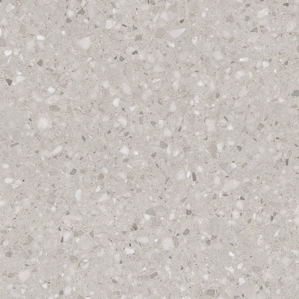 Terrazzo Light Grey Textured Tile