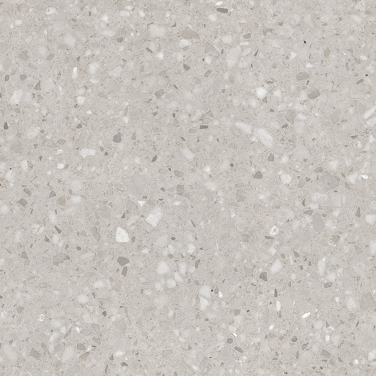 Terrazzo Light Grey Textured Tile