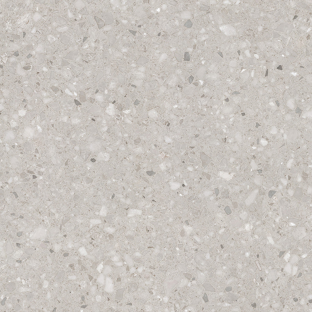 Terrazzo Light Grey Textured Tile