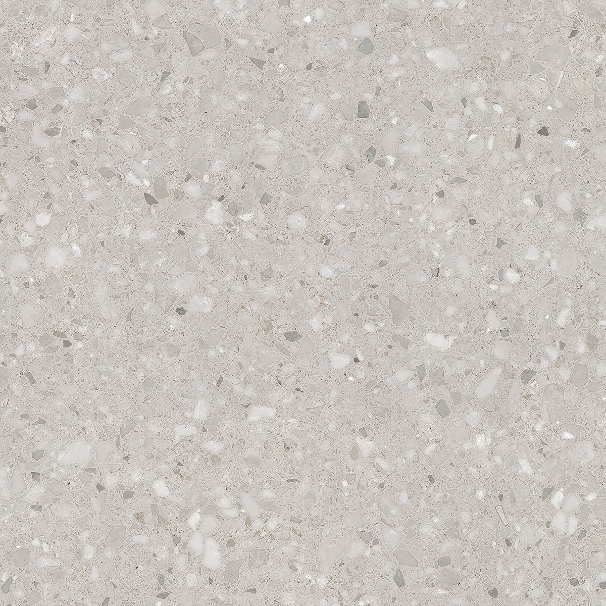 Terrazzo Light Grey Textured Tile