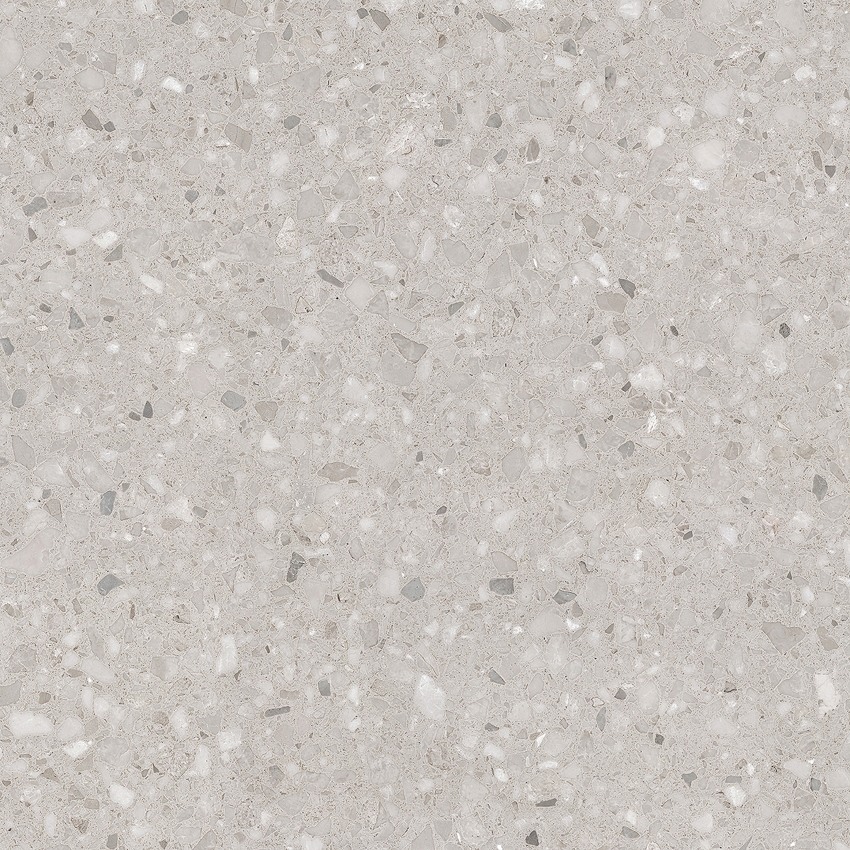 Terrazzo Light Grey Textured Tile