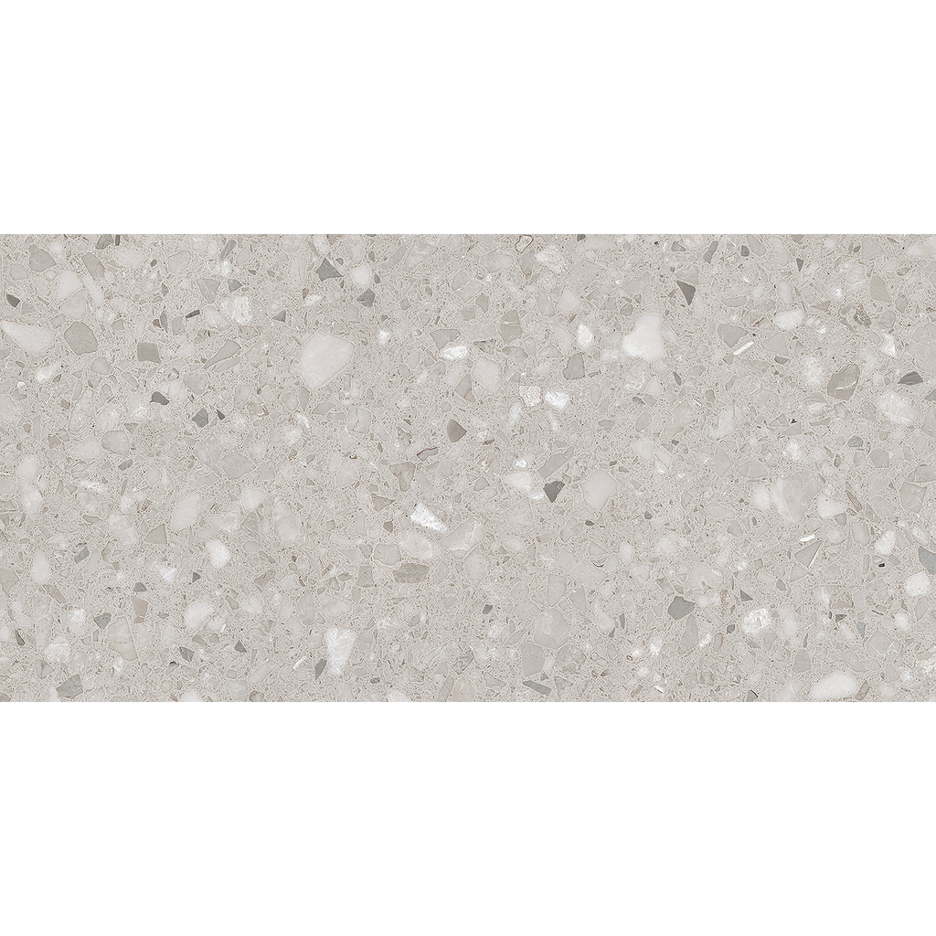 Terrazzo Light Grey Textured Tile