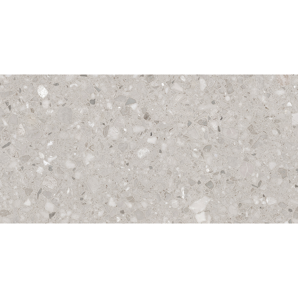 Terrazzo Light Grey Textured Tile