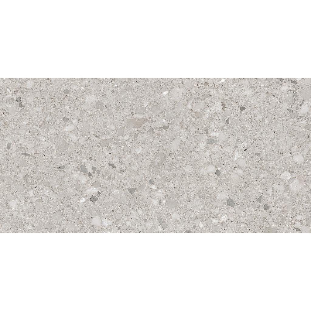 Terrazzo Light Grey Textured Tile