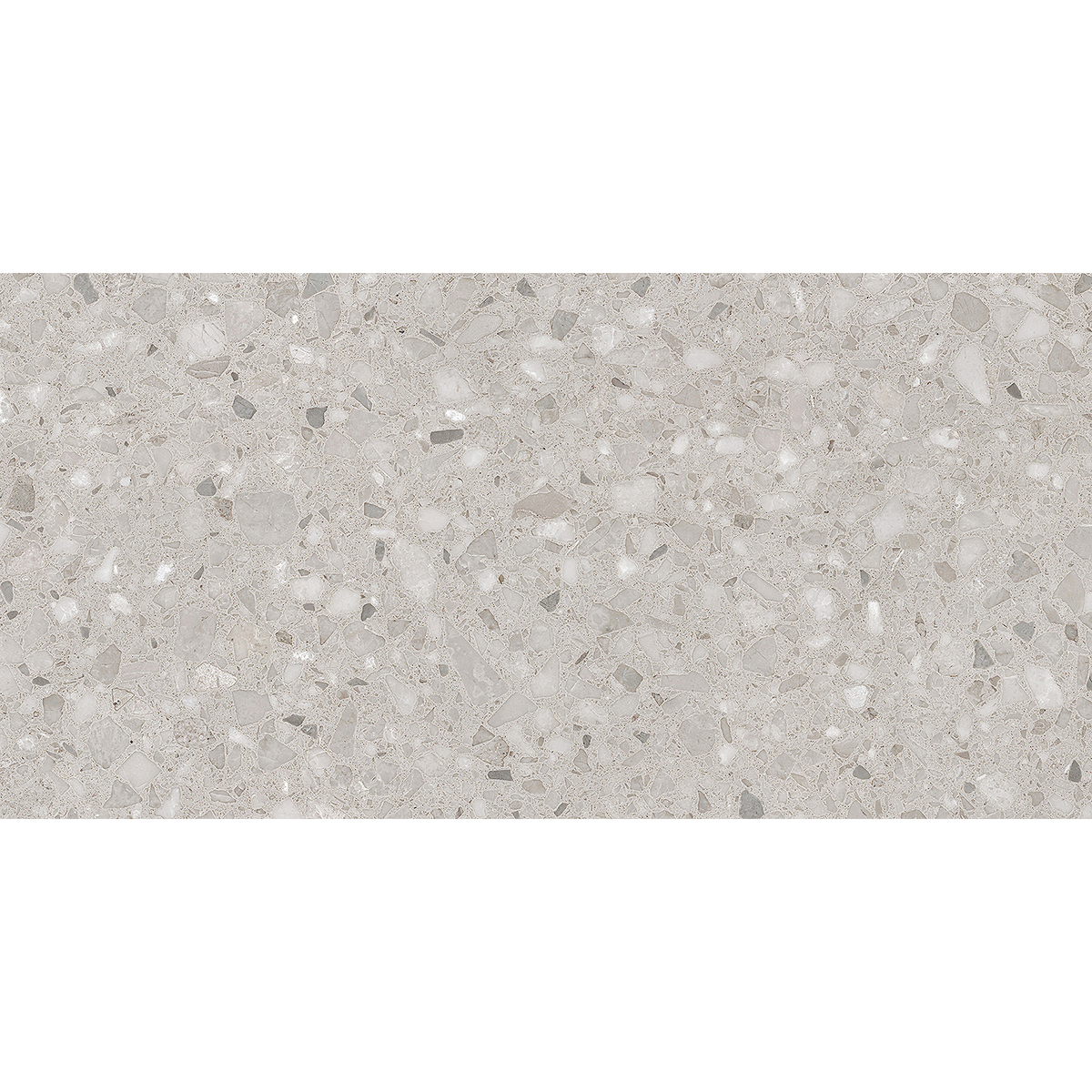 Terrazzo Light Grey Textured Tile