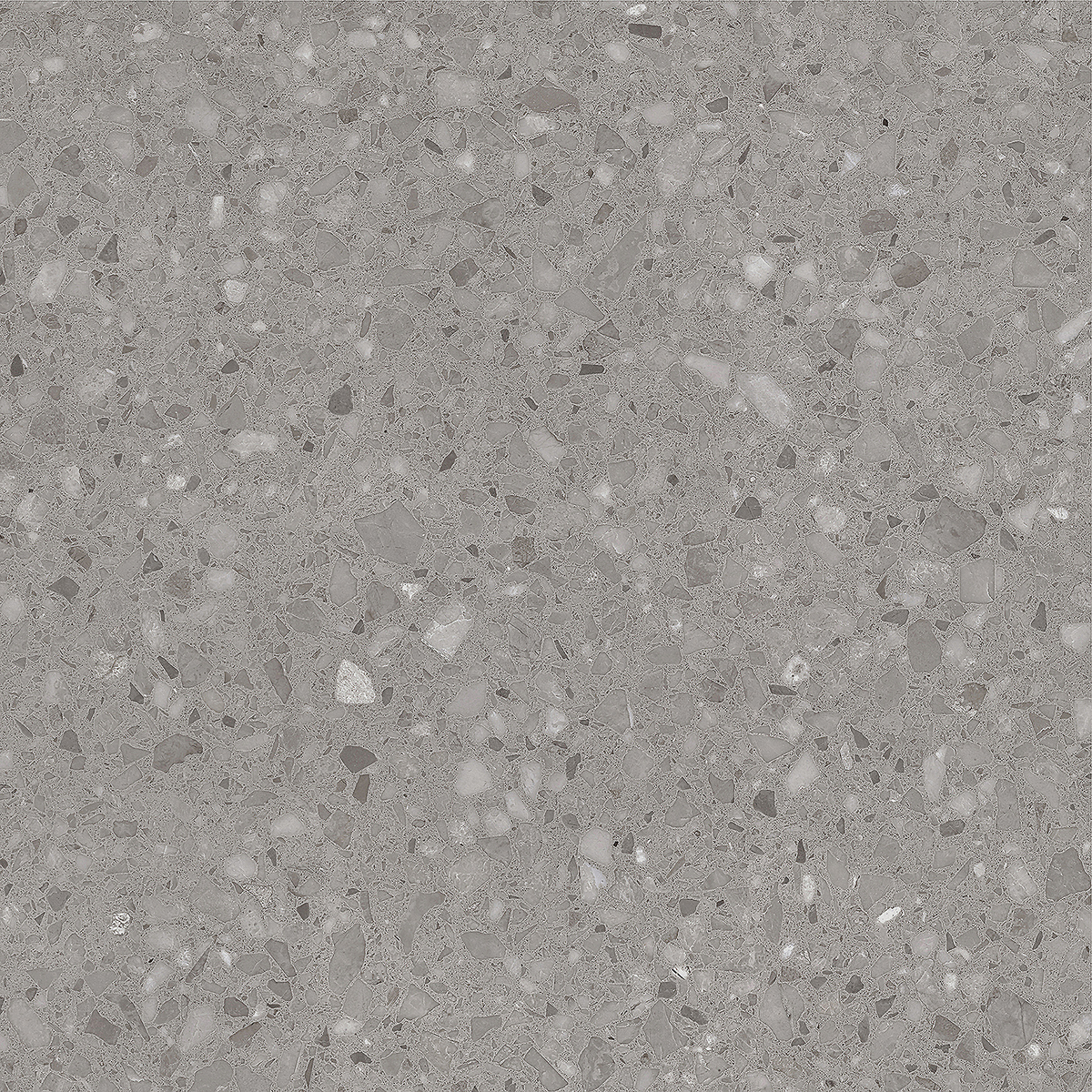 Terrazzo Dark Grey Textured Tile
